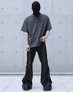 CROSS CUT HEAVY COTTON TEE