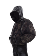 CHAQUETA CON CAPUCHA DE PILOTO DE CAMUFLAJE MANSON