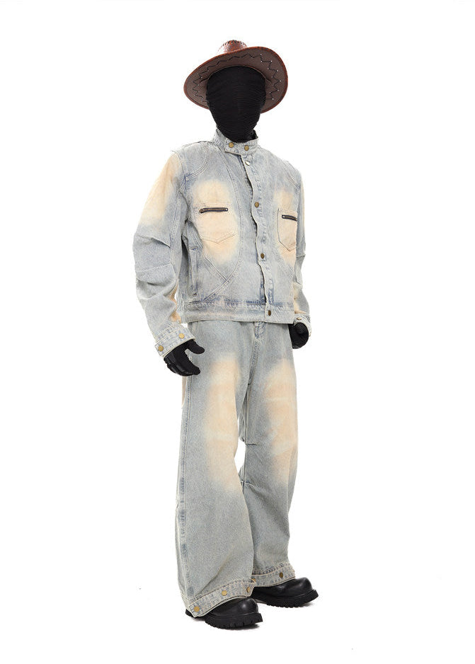 XCULTURE CURVED DENIM JACKET