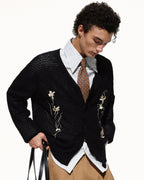 SCRIPT-X LINEN LYOCELL EMBROIDERED SHIRT