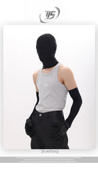 MANSON NIRVANA METAL LETTER SOLID TANK TOP