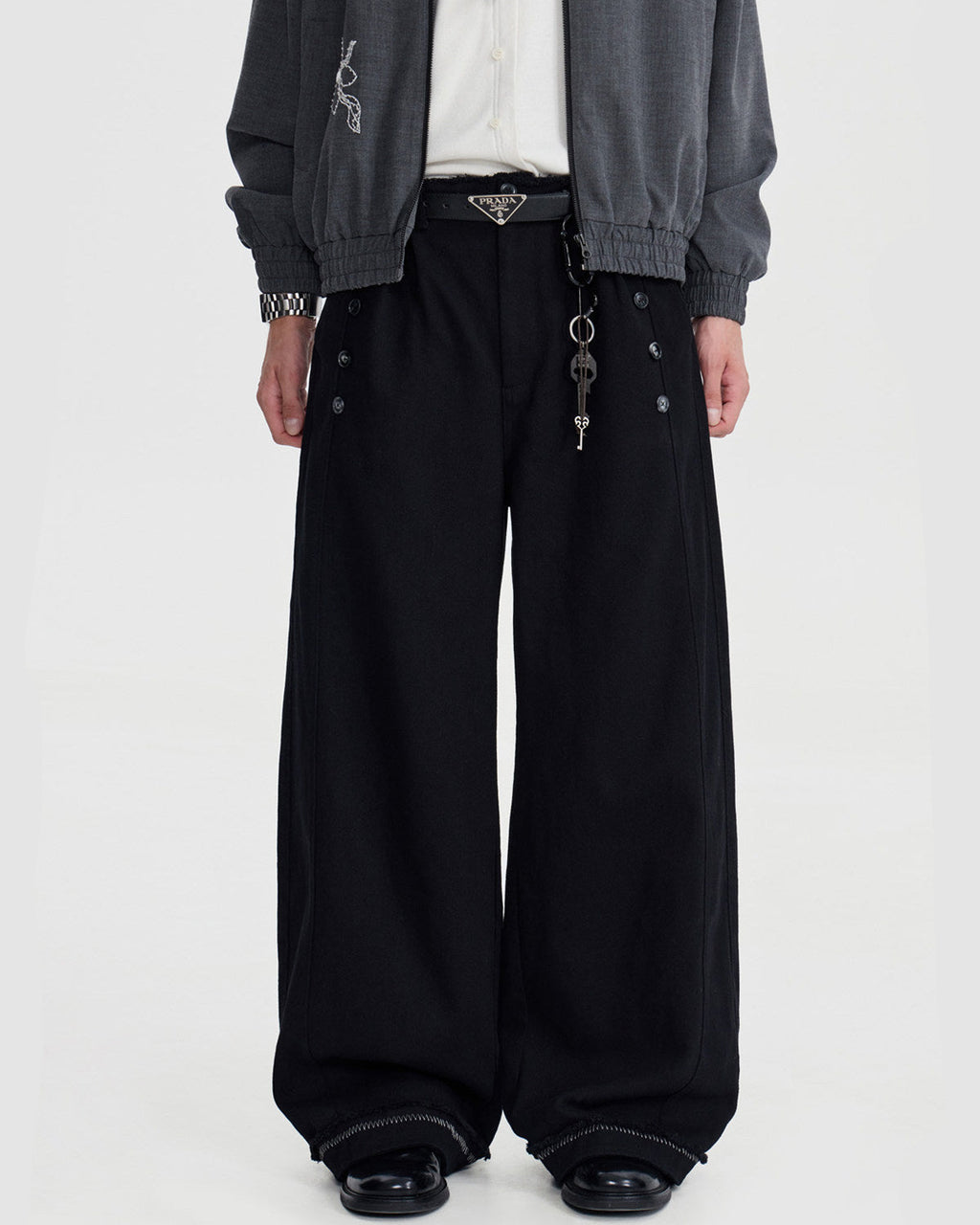 TWILL EDGE CASUAL TROUSERS
