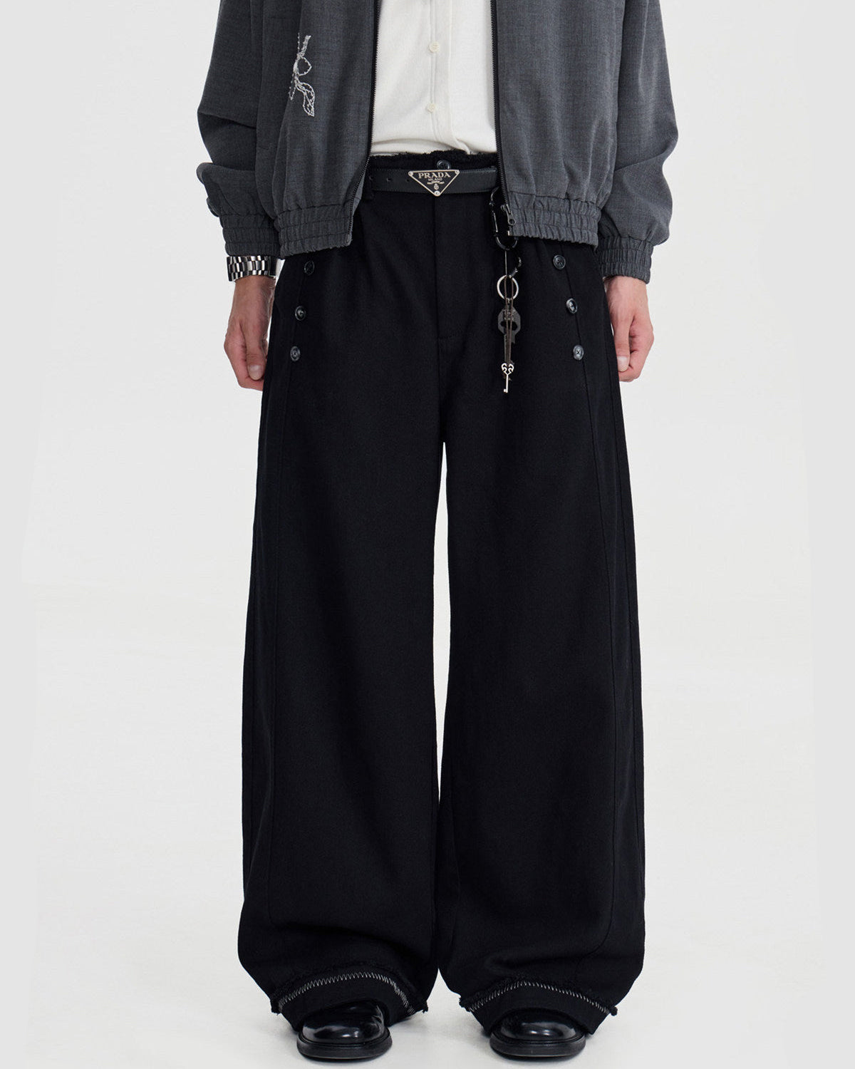 TWILL EDGE CASUAL TROUSERS