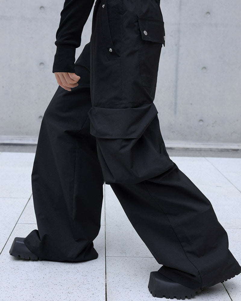 WIDE LEG CARGO PANTS