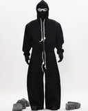 WIDE LEG ARC SWEAT PANTS