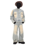 DECON VINTAGE WIDE JEANS