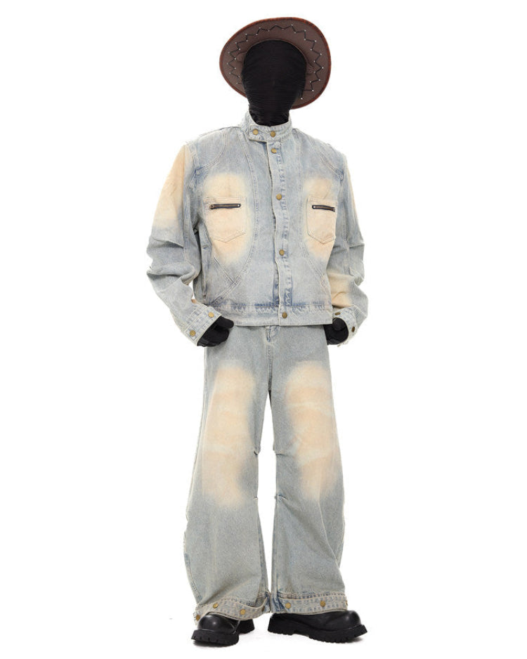 DECON VINTAGE WIDE JEANS