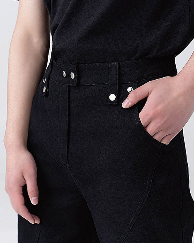 DECON ZIP FLARE PANTS