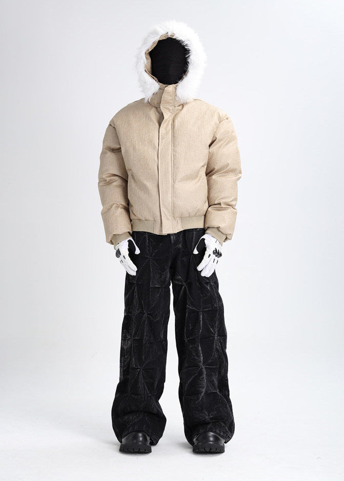 XCULTURE CROP FLEECE COAT