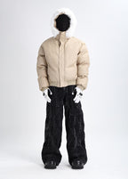 XCULTURE CROP FLEECE COAT