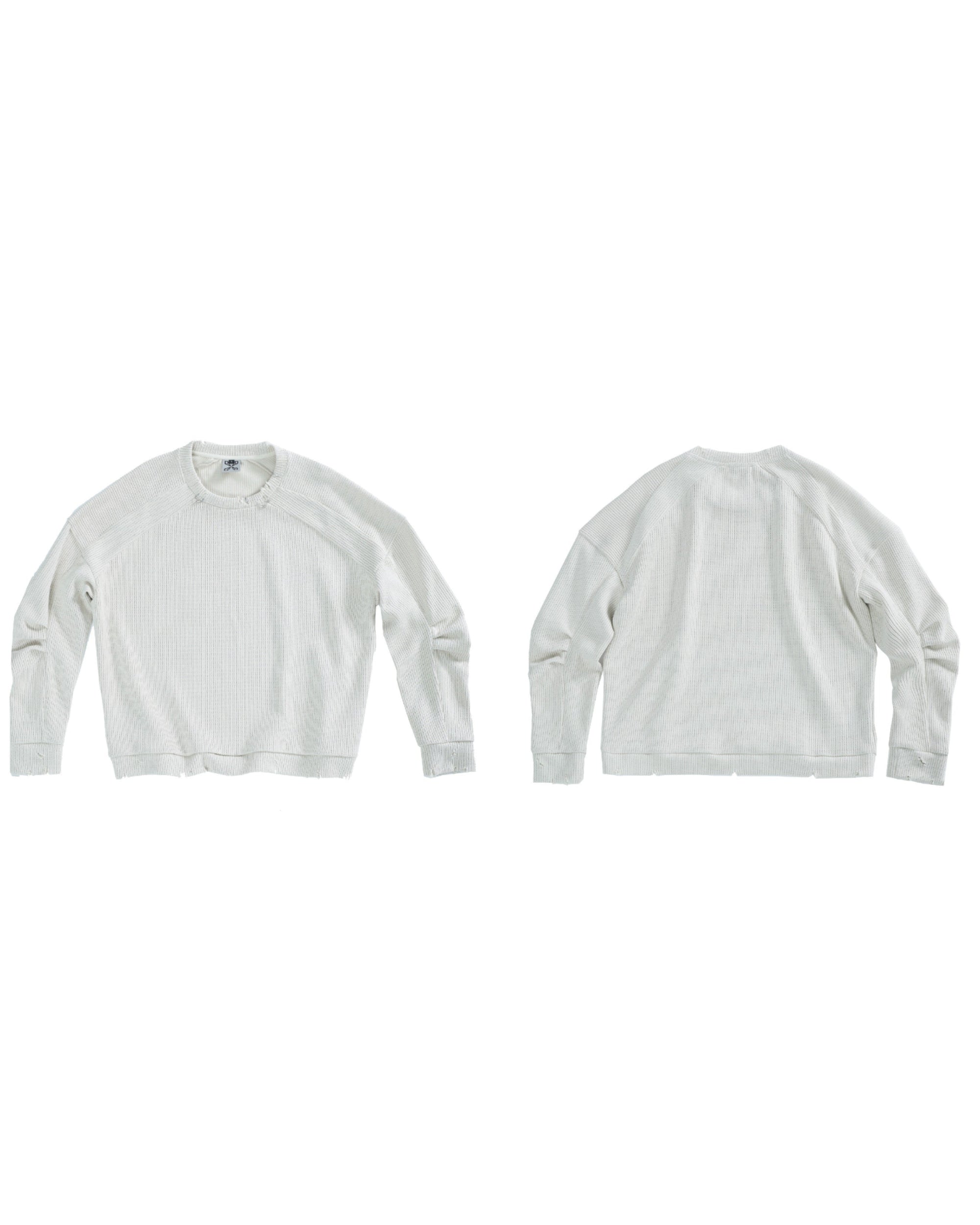 XEQUATION 26SS DISTRESSED CREWNECK