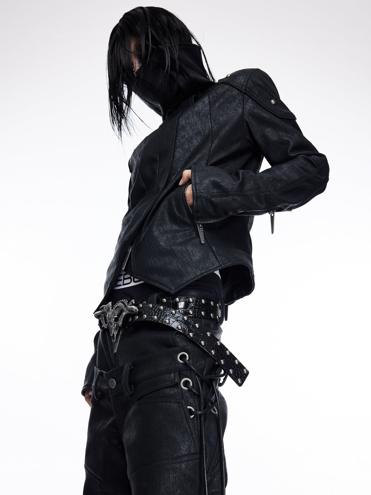 OFF AXIS LEATHER JACKET