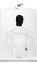 AVANT-GARDE PIN DETAIL ZIP HOODIE