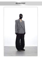 XCULTURE LUXURY STRIPED TAILORED BLAZER