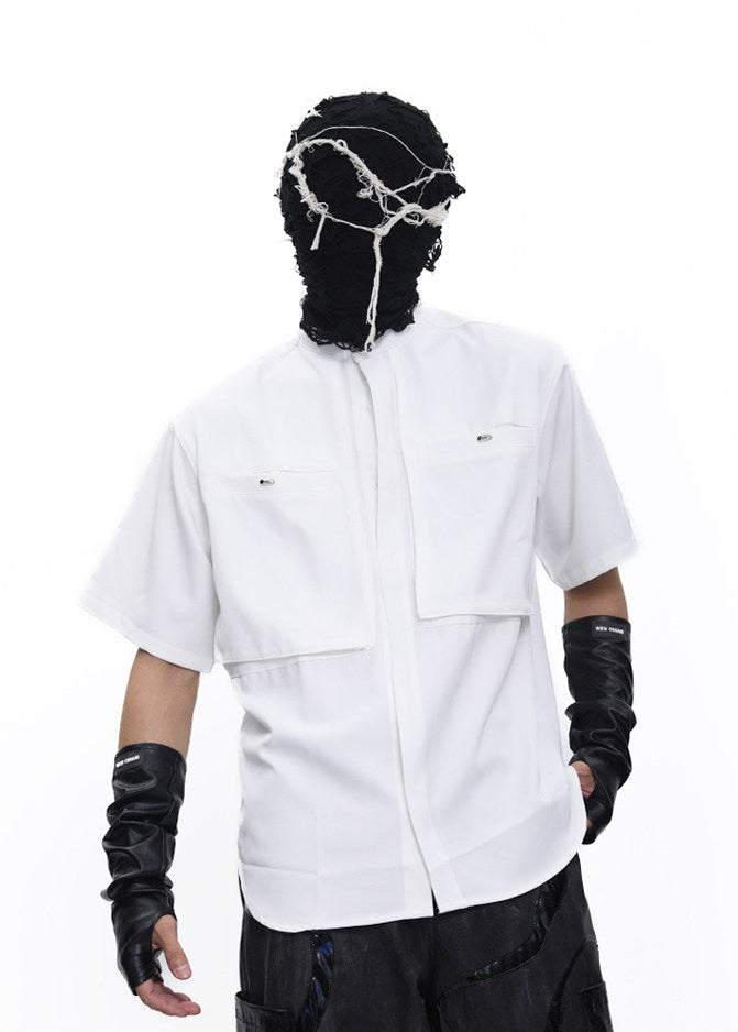 CAMISA MANSON OSCURA EN CAPAS