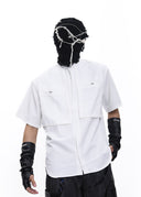 CAMISA MANSON OSCURA EN CAPAS