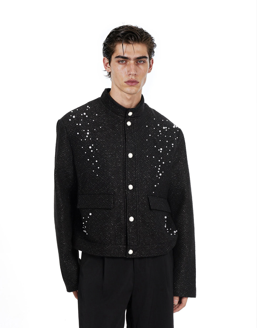 SOLSTICE PEARL WOOL JACKET