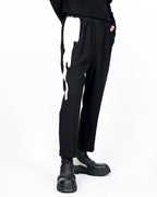 PAINT DRIP WOOL PANTS