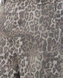 LEOPARD WIDE JEANS