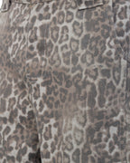 LEOPARD WIDE JEANS