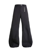 CURVED WIDE FIT PANTS