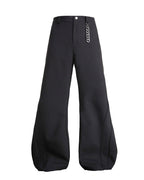 CURVED WIDE FIT PANTS