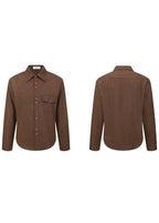 SCRIPT-X PLAID TWO-BUTTON SHIRT