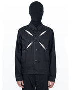 CUTOUT WORKWEAR DENIM JACKET