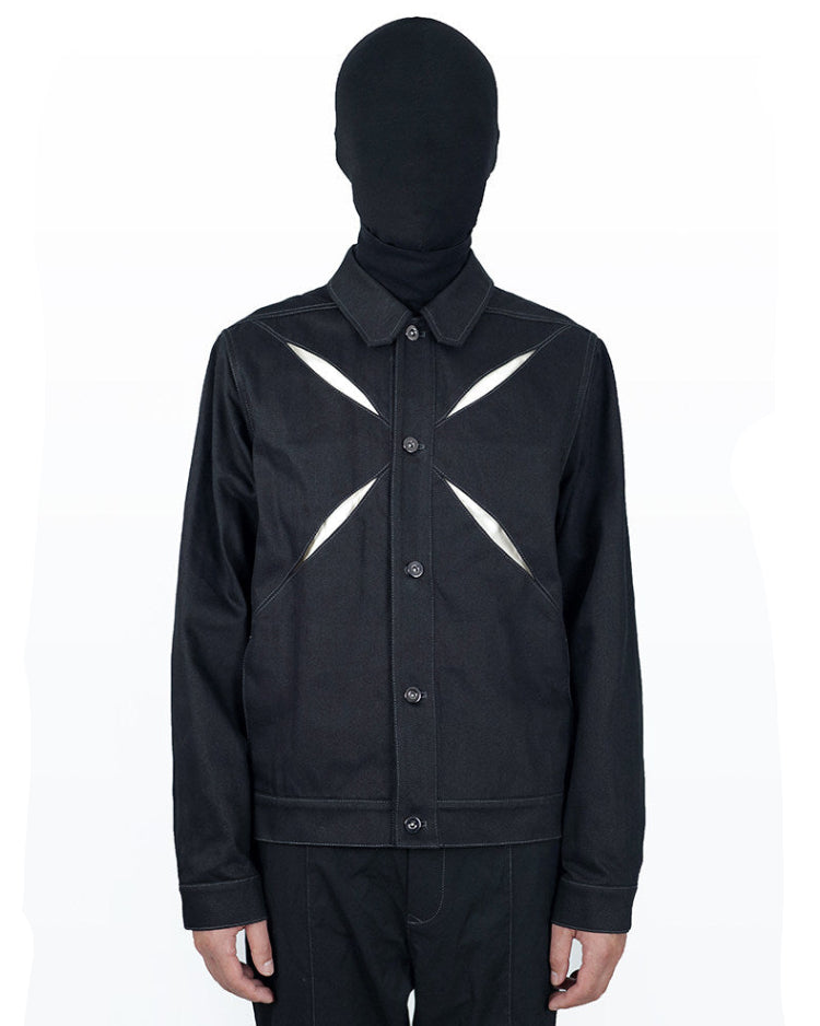CUTOUT WORKWEAR DENIM JACKET