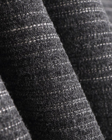 PLEATED WRINKLE STRIPE TROUSERS