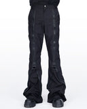 ZIPPER PARACHUTE FLARE PANTS
