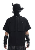 CAMISA MANSON OSCURA EN CAPAS