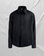 XEQUATION PLEATED DECONSTRUCTED SHIRT