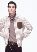 CAMISA BORDADA A RAYAS OPENFLY