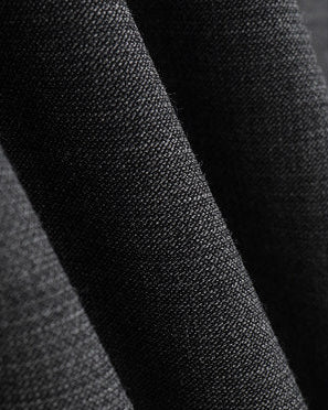 WOOL SPLICED WIDE TROUSERS