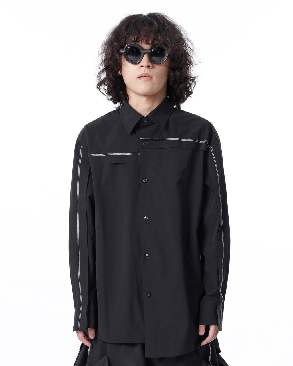 ASYMMETRIC DECONSTRUCTED SHIRT