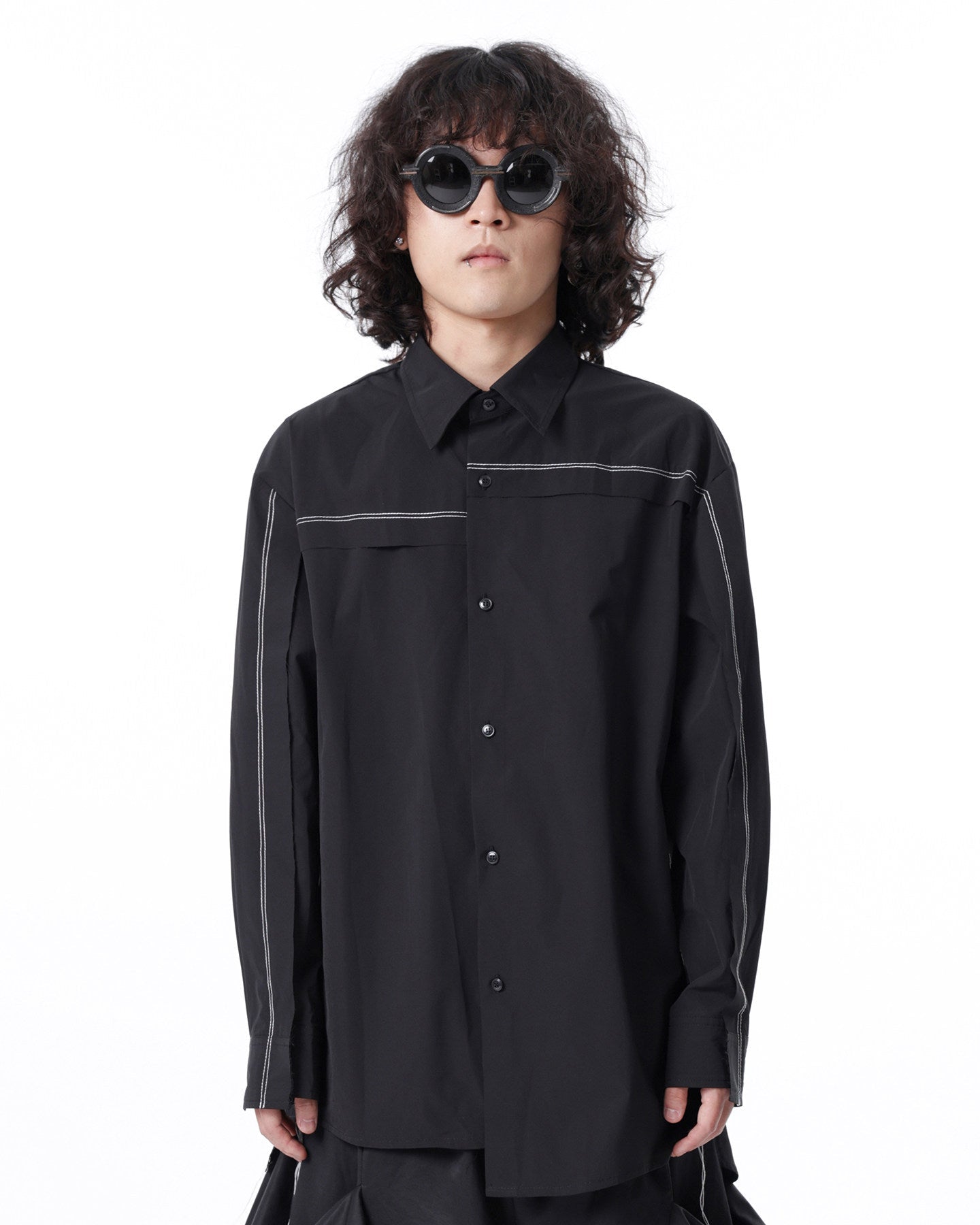 ASYMMETRIC DECONSTRUCTED SHIRT