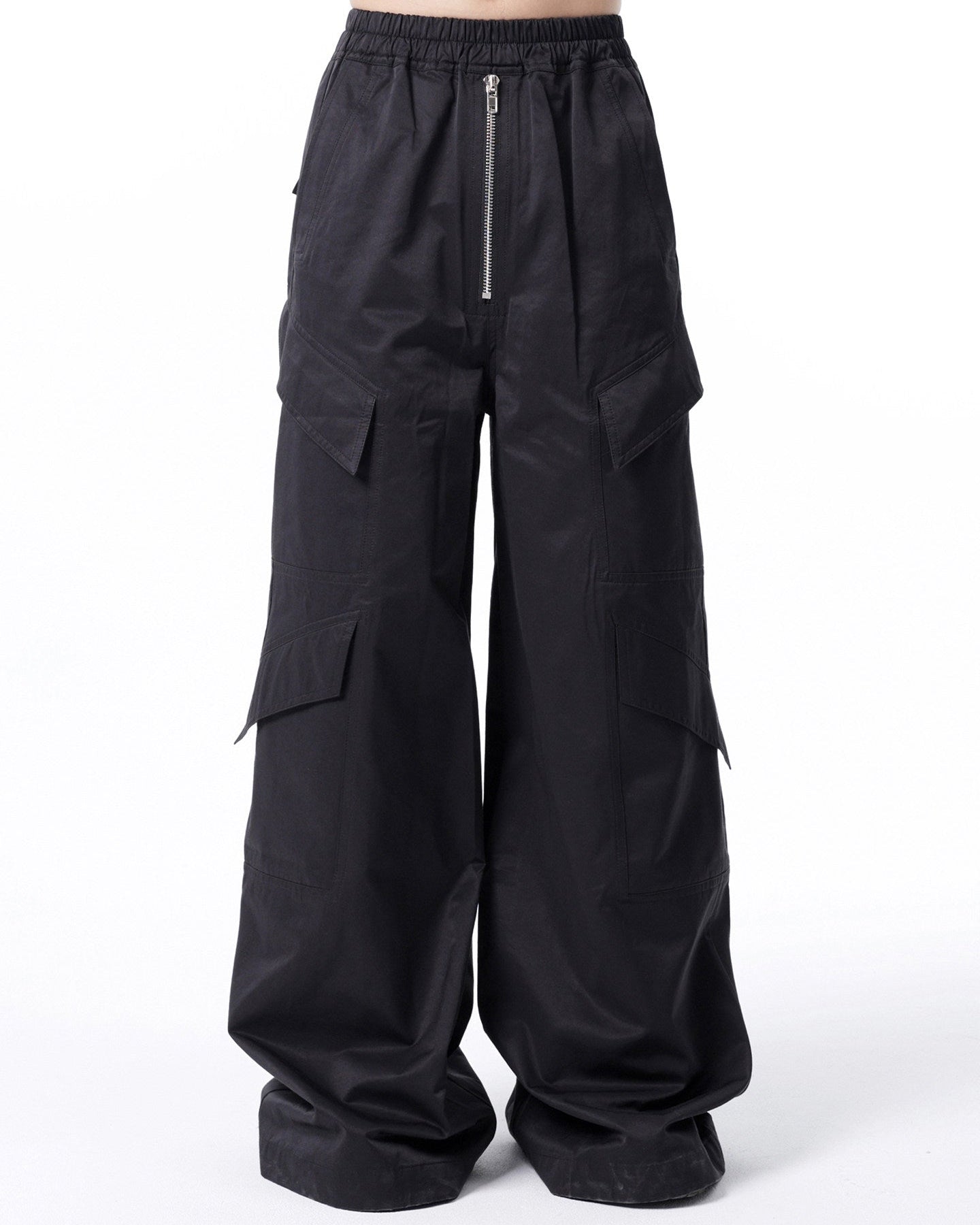 WIDE LEG CARGO PARACHUTE PANTS