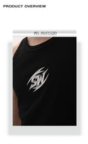 NIRVANA METAL LETTER SOLID TANK TOP