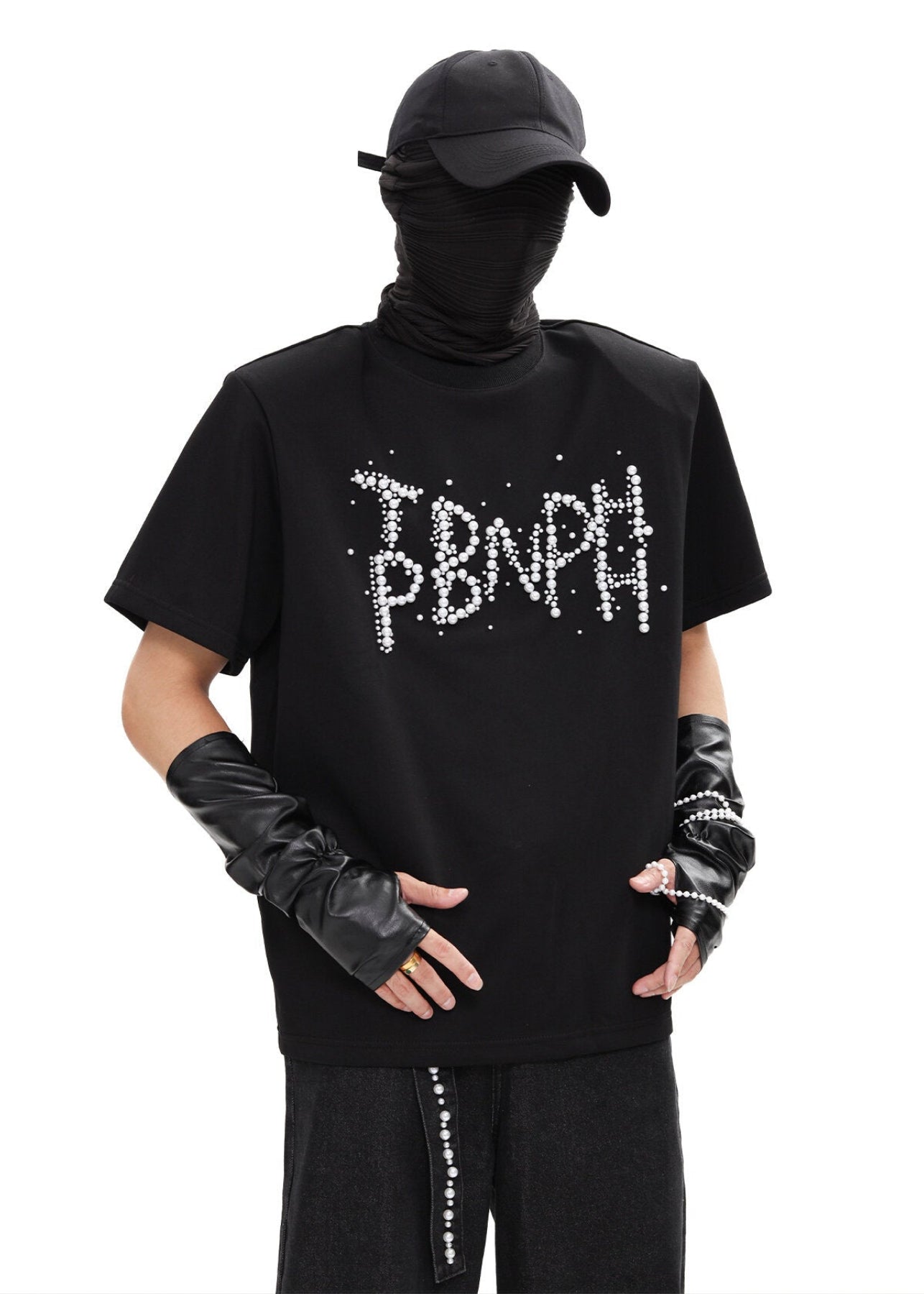 MANSON STUD SHOULDER TEE