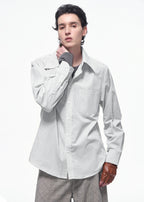 SCRIPT-X TWO-TONE PLAID SHIRT
