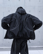 NICHE REFLECTIVE HOODIED WINDBREAKER