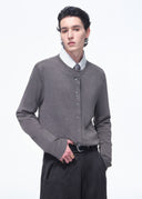 SCRIPT-X BUTTON LAYER SWEATER