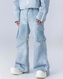 BLUE PIONEER WIDE PANTS