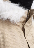 XCULTURE CROP FLEECE COAT