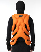CUTOUT ALIEN EXOSKELETON COTTON VEST