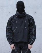 NICHE REFLECTIVE HOODIED WINDBREAKER