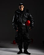 DETACHABLE HOODED BOMBER JACKET