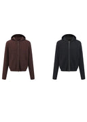 SUDADERA CON CAPUCHA Y CREMALLERA OPENFLY DE CABLE