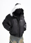 XCULTURE CROP FLEECE COAT